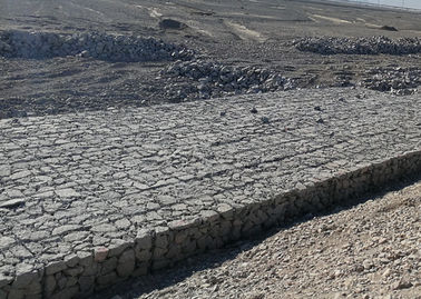 Revestimento de PVC  Gabion colchão malha de gavião tecida Gabion ISO9001 Proteção de inclinação aprovada Gabion cestas de colchão
