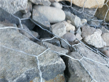 Galfan revestiu cestas de Gabion do metal, a instalação fácil tecida das cestas de Gabion