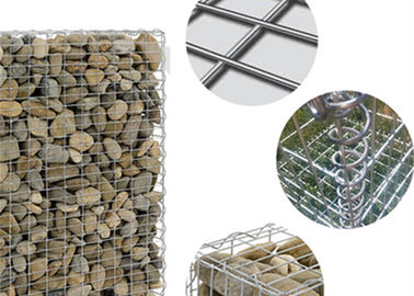 Cestas galvanizadas estáveis de Gabion diâmetro de fio de 2,0 - 4,0 ímetros para paredes da característica