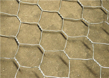 A gaiola flexível da malha de Gabion, dobra a rede de arame sextavada torcida para o controlo de cheias