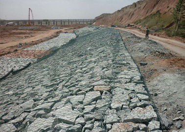 Forma furo sextavado/quadrado do controle torcido da erosão do colchão de  Gabion do fio