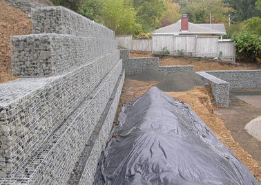 Cestas arquitetónicas de Gabion da parede de retenção, gaiolas da rocha de Gabion do aço suave