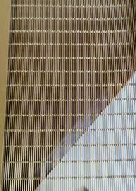 Rede de arame decorativa flexível, malha de cobre do metal da arquitetura para a cortina