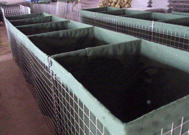 Galvanizado Soldado Gabion itar Caixa de Segurança itar Barreira Defensiva Com Areia