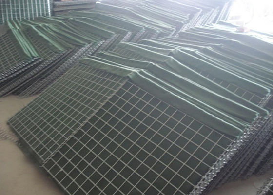 Barreira de bastião de defesa itar ISO / caixa de gabião soldada para diâmetro de fio de 3-6 mm