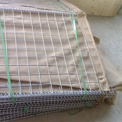 Barreira de bastião de defesa itar ISO / caixa de gabião soldada para diâmetro de fio de 3-6 mm
