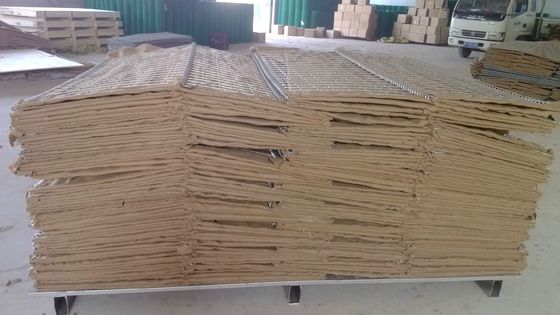 Barreiras modernas de defesa itar com geotextil castanho, aprovadas pela ISO