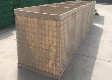 Barreiras modernas de defesa itar com geotextil castanho, aprovadas pela ISO