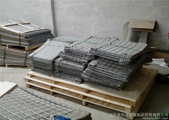 Caixas de gabião revestidas de PVC / galvanizadas pesadas Soluções sustentáveis