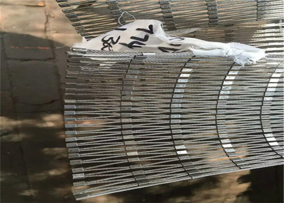 1.2mm Wire OD Ferrule de aço inoxidável Wire Rope Mesh