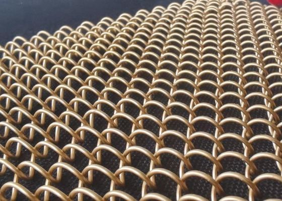 Cortina decorativa de cozimento de Mesh Shiny Silver Metal Coil do fio do verniz