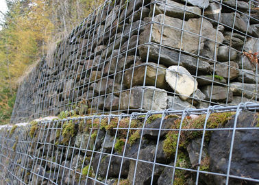 Malha soldada revestida Galfan Gabions de 10% para a estabilização da terra